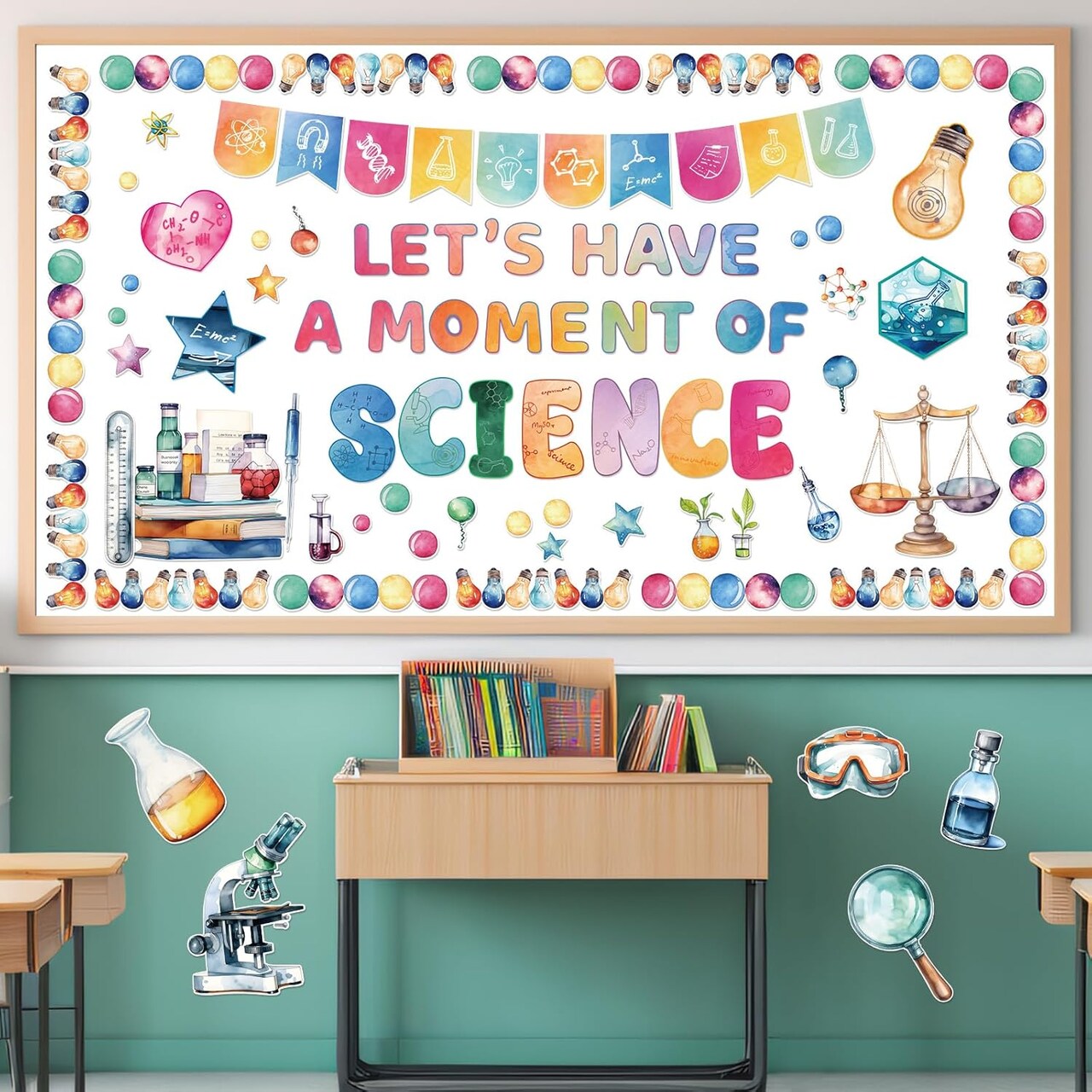Science Bulletin Board Set for Classroom Decorations Scientific Cutouts